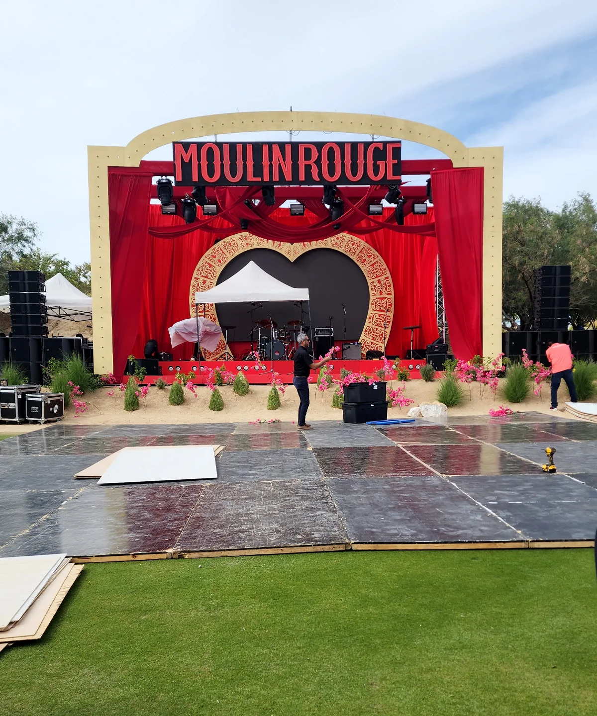 Moulinrouge event on the day