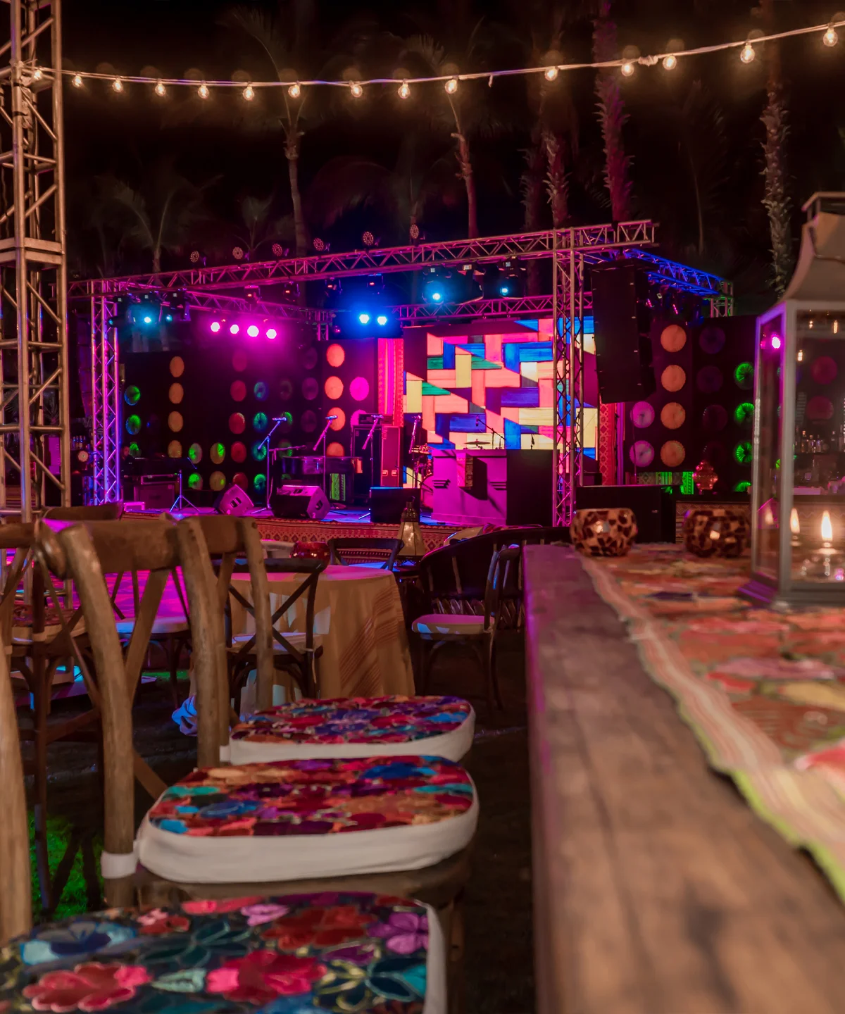 Palmilla event at night