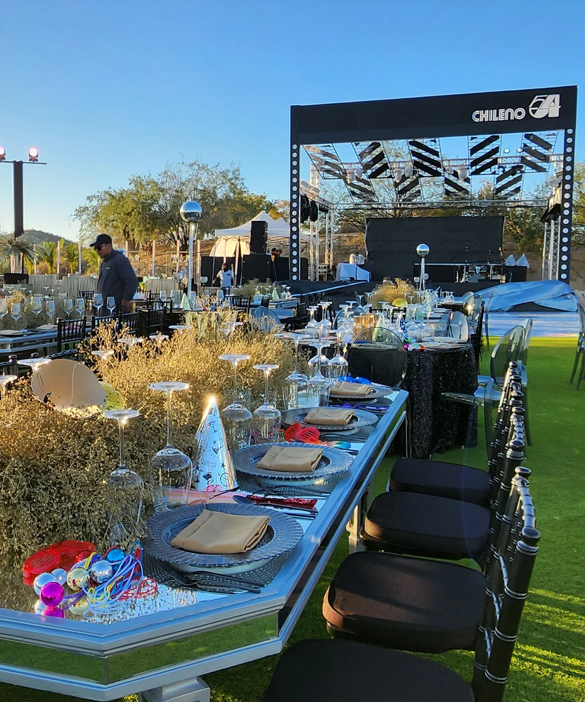 Corporate event on the day